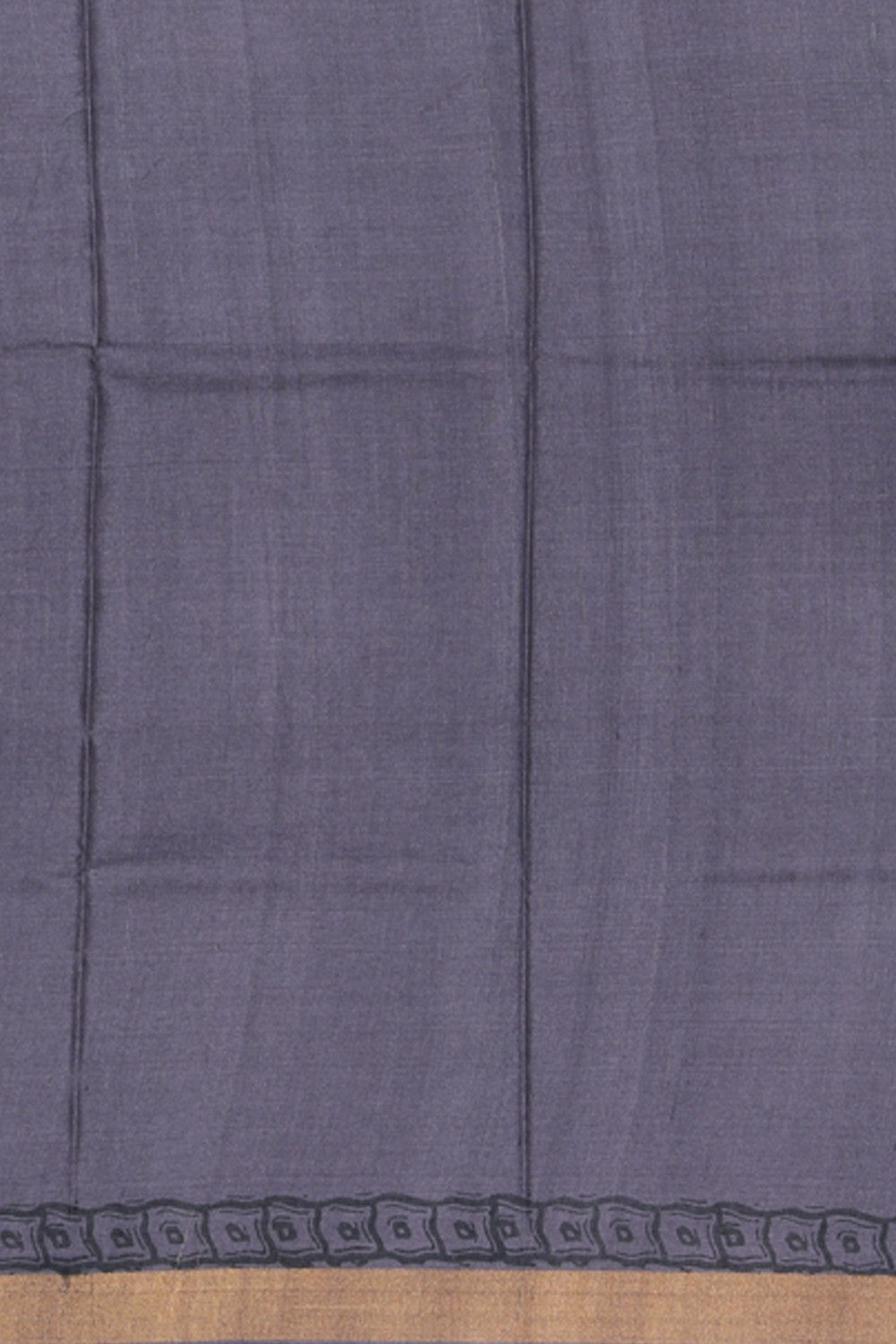 Image of Tussar-Silk Floral Print Saree